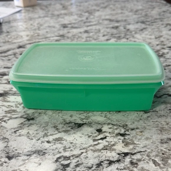 Tupperware Mint Green Storage Box - Picture 1 of 4